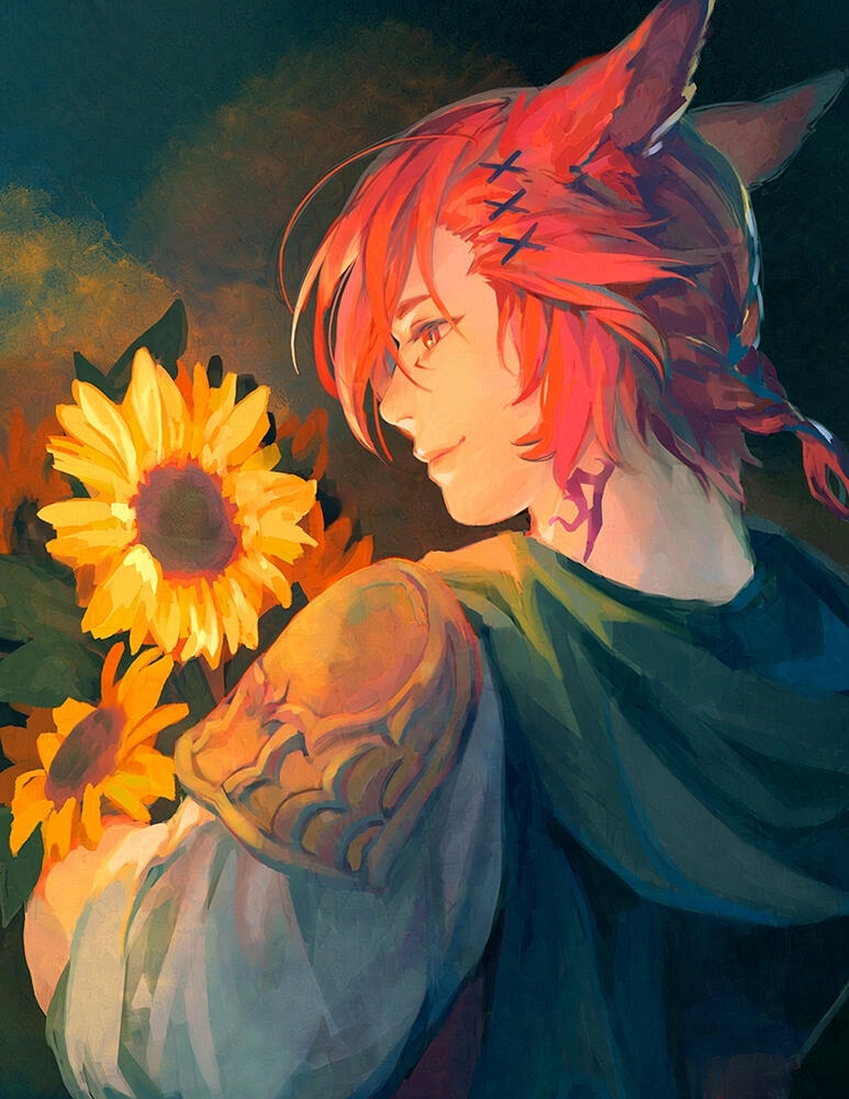 FFXIV G'raha Portrait FFXIV G'raha Portrait