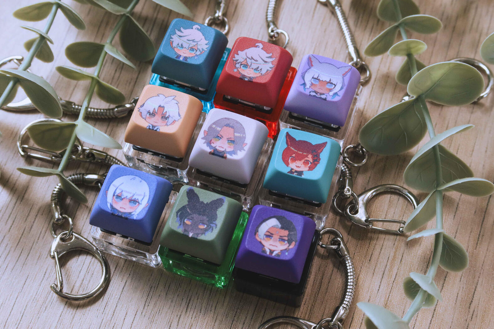 FFXIV Keycap Keychains